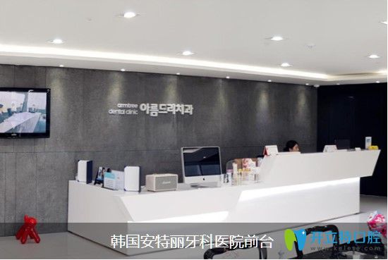 韓國安特麗牙科醫(yī)院前臺(tái)接待處