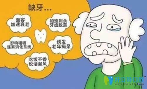 宇磊醫(yī)生表示牙齒缺失后要及時的修復治療