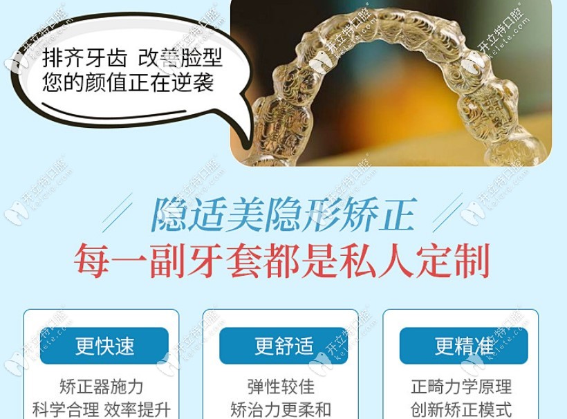 美國隱適美隱形牙套多少錢