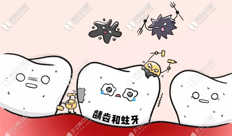 不注重清潔就會(huì)得齲齒和蛀牙