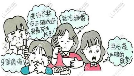 牙齒畸形的危害 牙齒畸形的危害