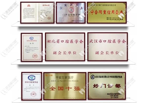 武漢愛(ài)尚大眾口腔榮譽(yù)