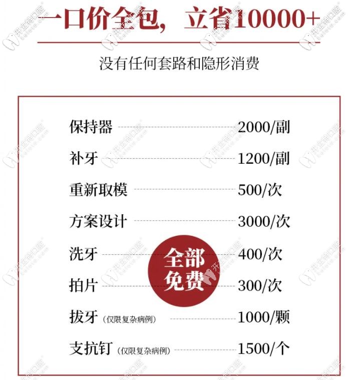 福斯曼隱形矯正收費(fèi)標(biāo)準(zhǔn)