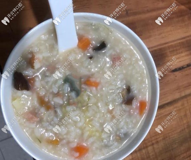 矯正期間喝的稀飯