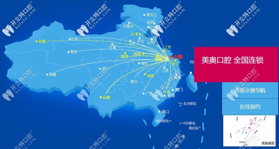 美奧口腔連鎖機構圖