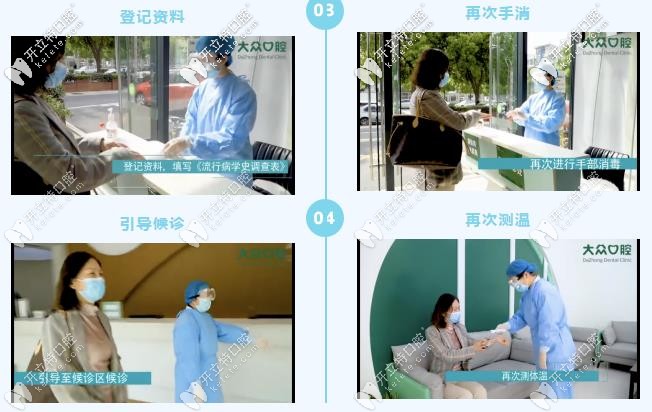 進(jìn)店登記信息、做好手部消毒