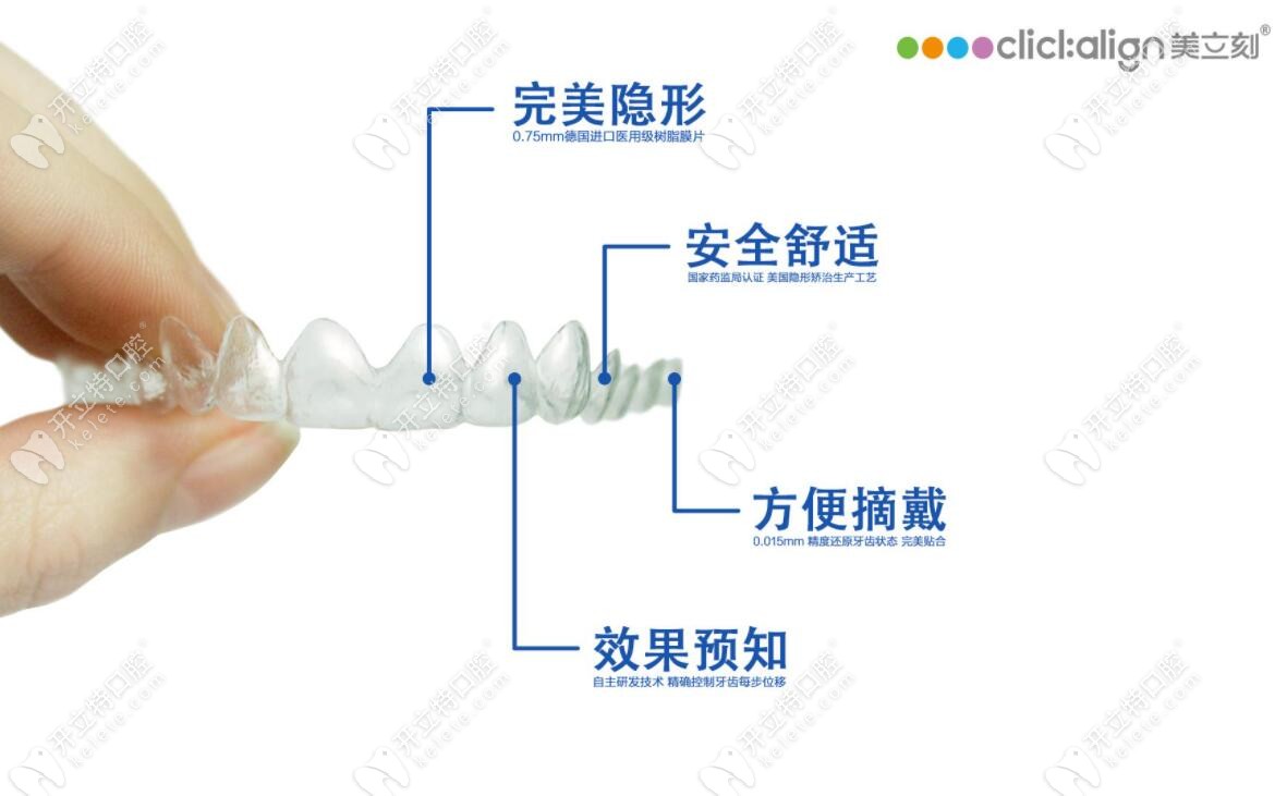 國(guó)產(chǎn)的美立刻隱形矯正靠譜嗎?也有人拿click和隱適美比效果