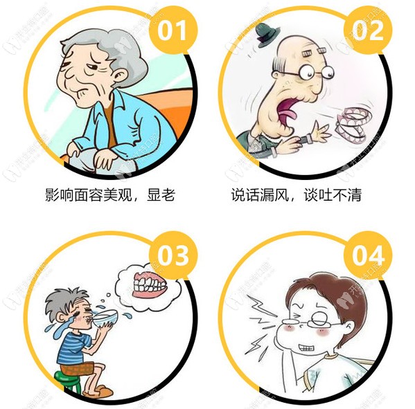 廣州廣大口腔越秀區(qū)缺牙的危害